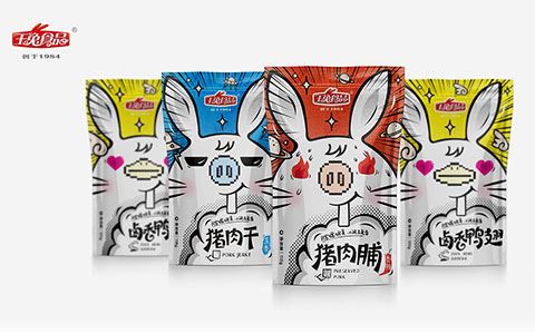 玉兔食品产品包装设计-品牌设计公司